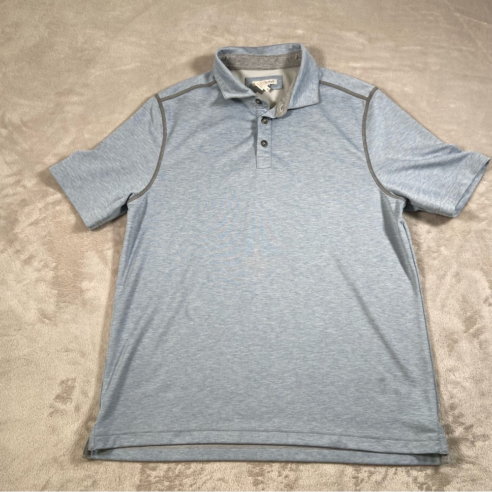 Carbon2cobalt Polo Shirt Light Blue Medium